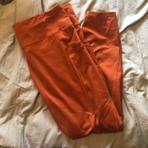 Fabletics copper 7/8 activewear leggings size 4X
